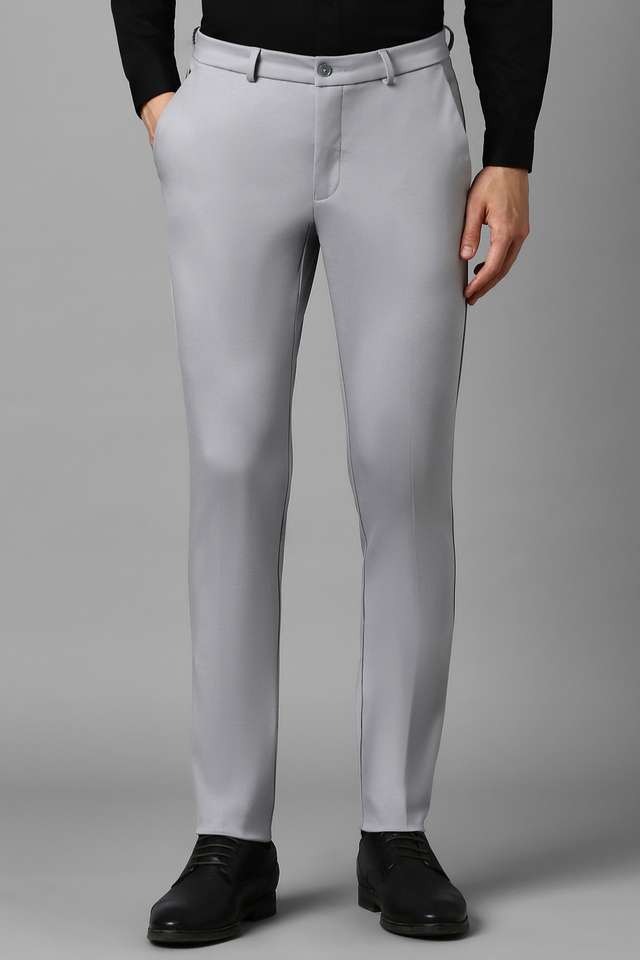 Solid-Cotton-Blend-Slim-Fit-Men-s-Formal-Wear-Trousers