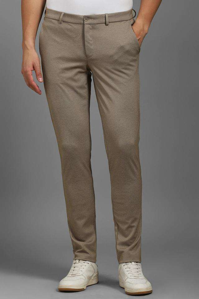 Textured-Blended-Fabric-Tapered-Fit-Men-s-Formal-Wear-Trousers