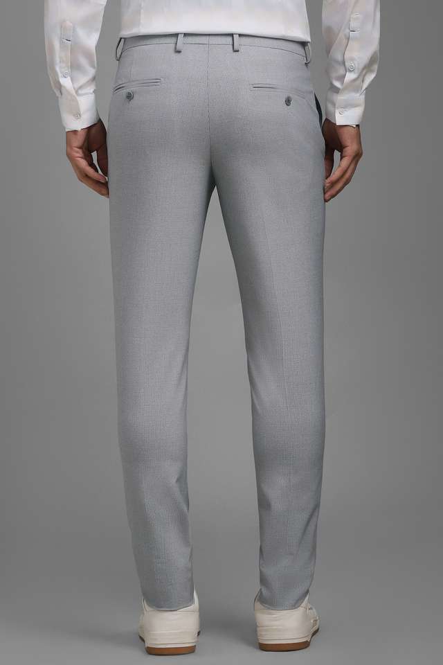 Textured-Blended-Fabric-Tapered-Fit-Men-s-Formal-Wear-Trousers