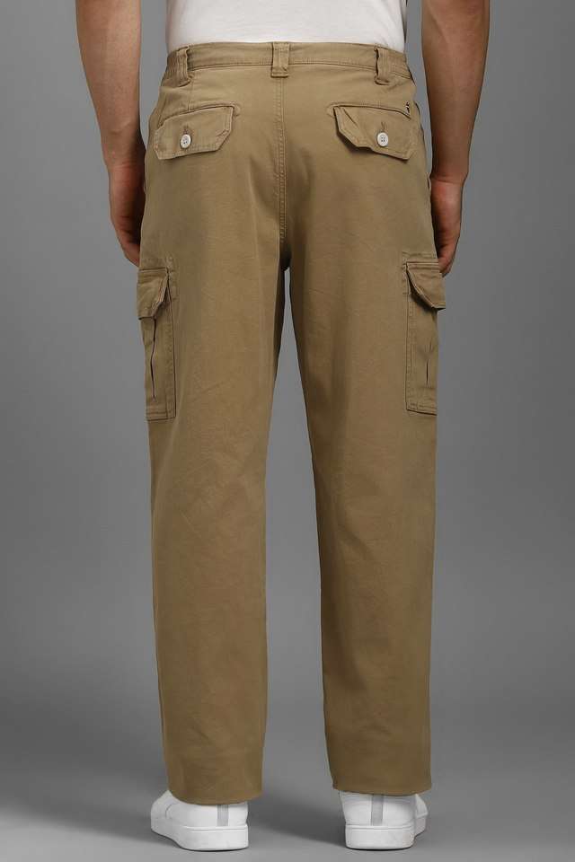 Solid-Cotton-Relaxed-Fit-Men-s-Casual-Wear-Trousers
