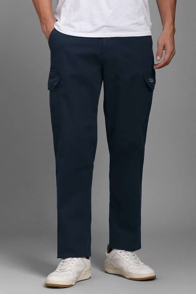 Solid-Cotton-Relaxed-Fit-Men-s-Casual-Wear-Trousers