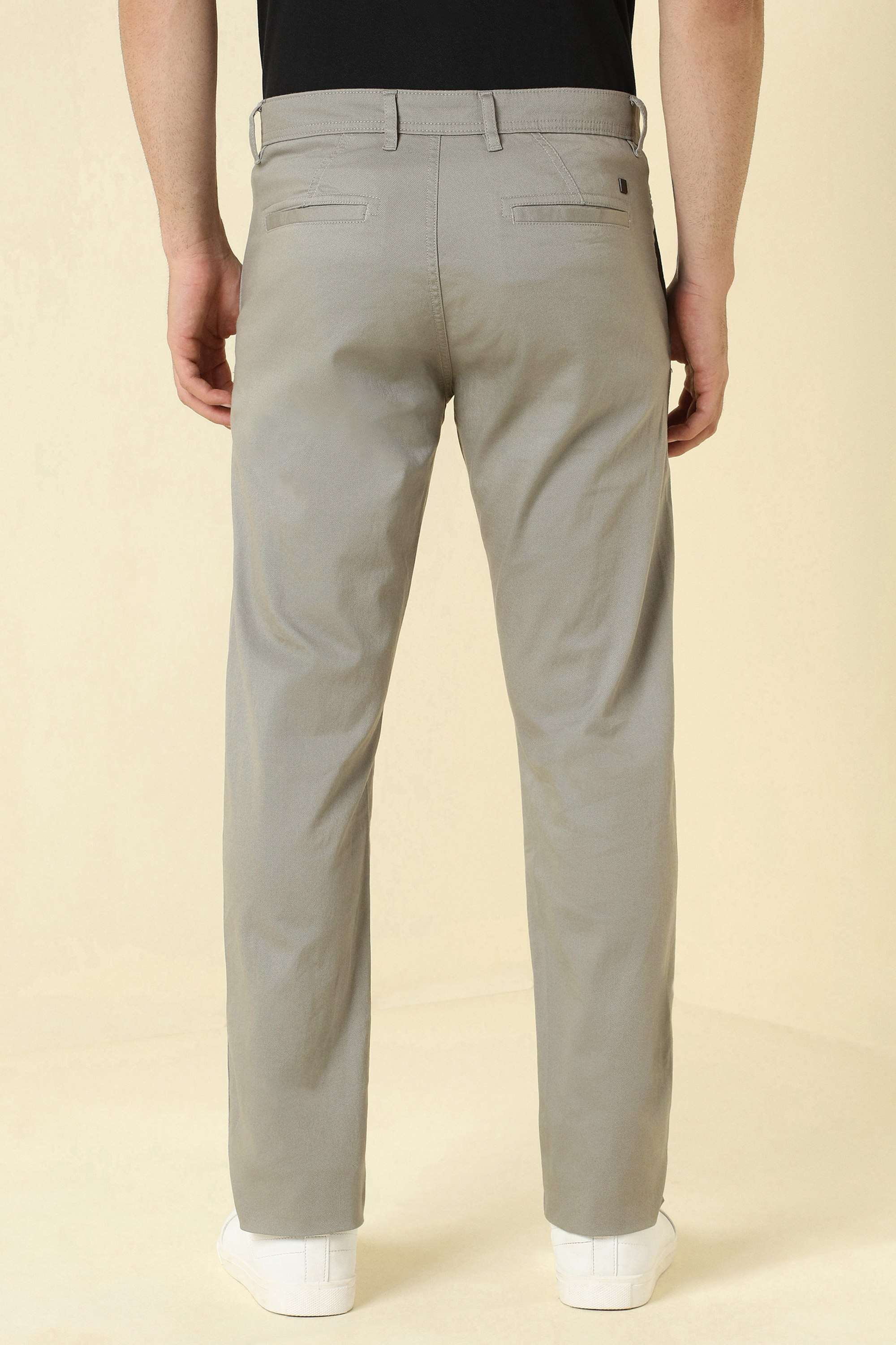 Textured-Cotton-Blend-Slim-Fit-Men-s-Trousers