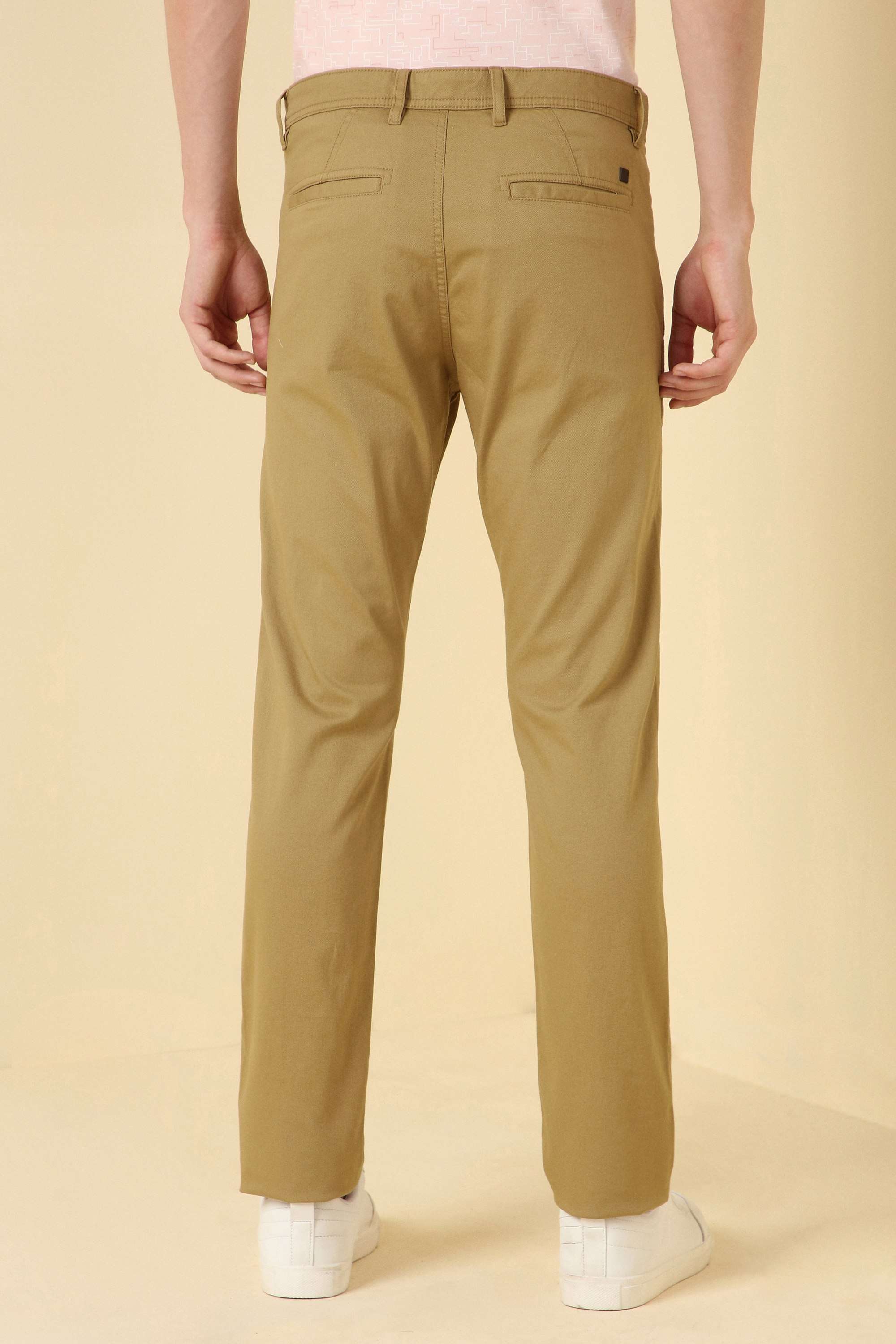 Textured-Cotton-Blend-Slim-Fit-Men-s-Trousers