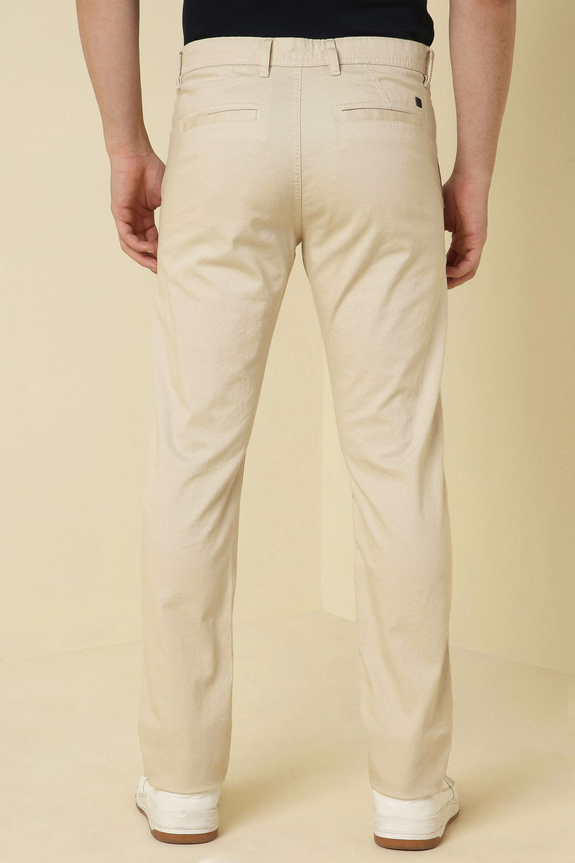 Textured-Cotton-Blend-Slim-Fit-Men-s-Trousers