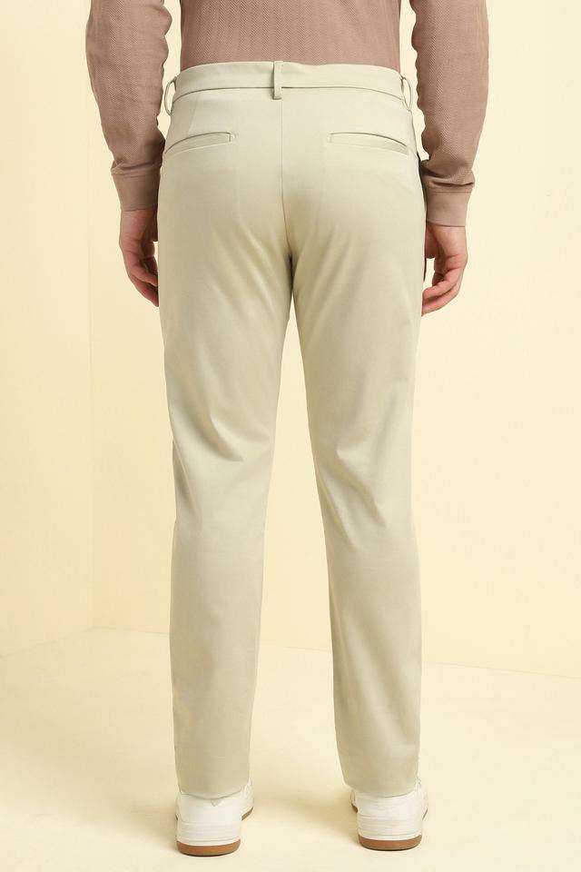 Solid-Cotton-Blend-Super-Slim-Fit-Men-s-Formal-Wear-Trousers