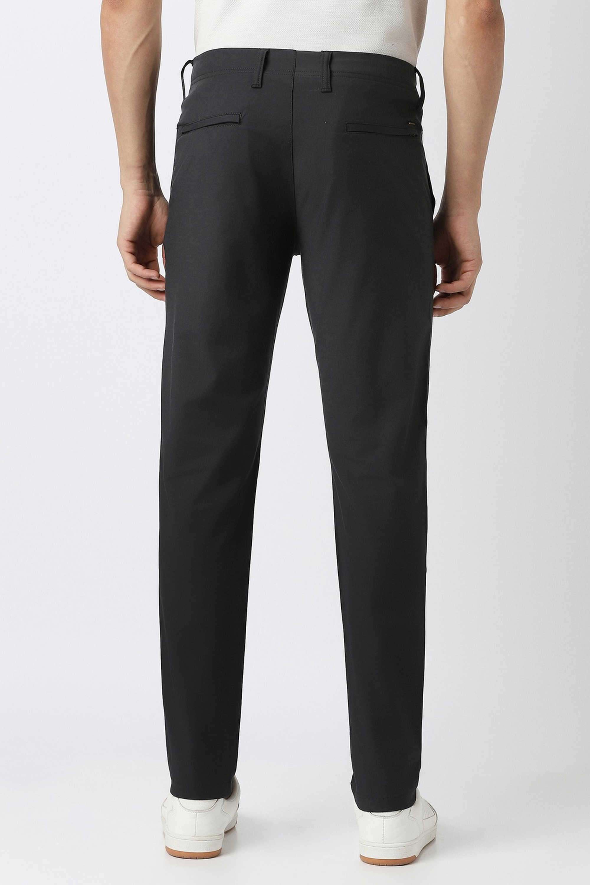 Solid-Blended-Fabric-Round-Neck-Men-s-T-Shirt