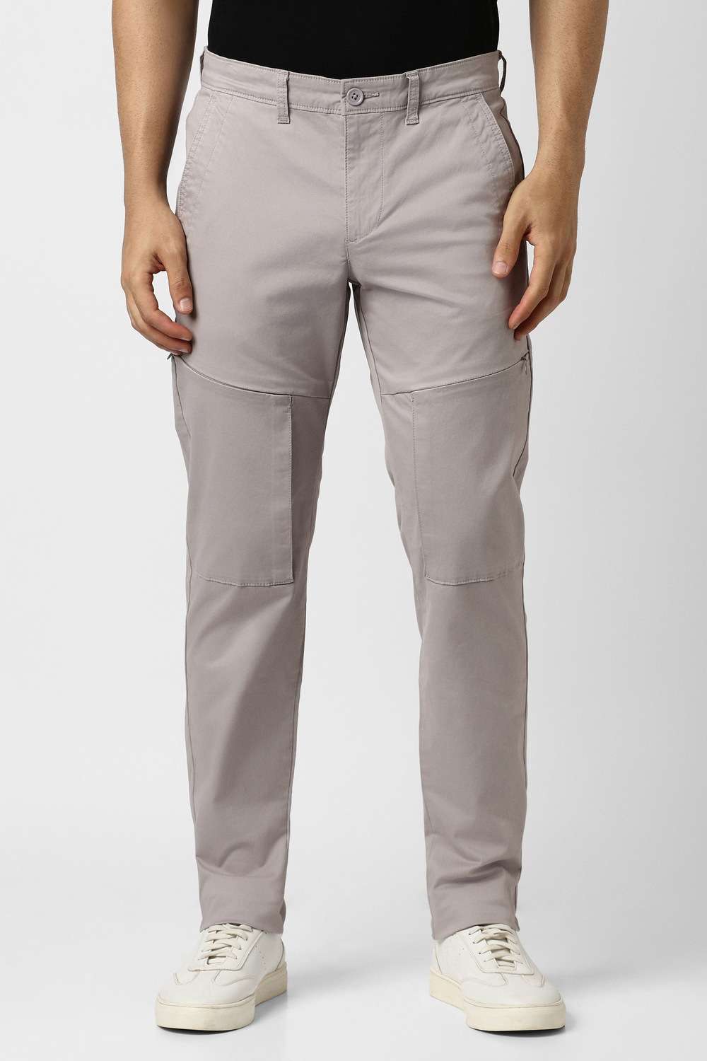 Solid-Cotton-Blend-Regular-Fit-Men-s-Trouser