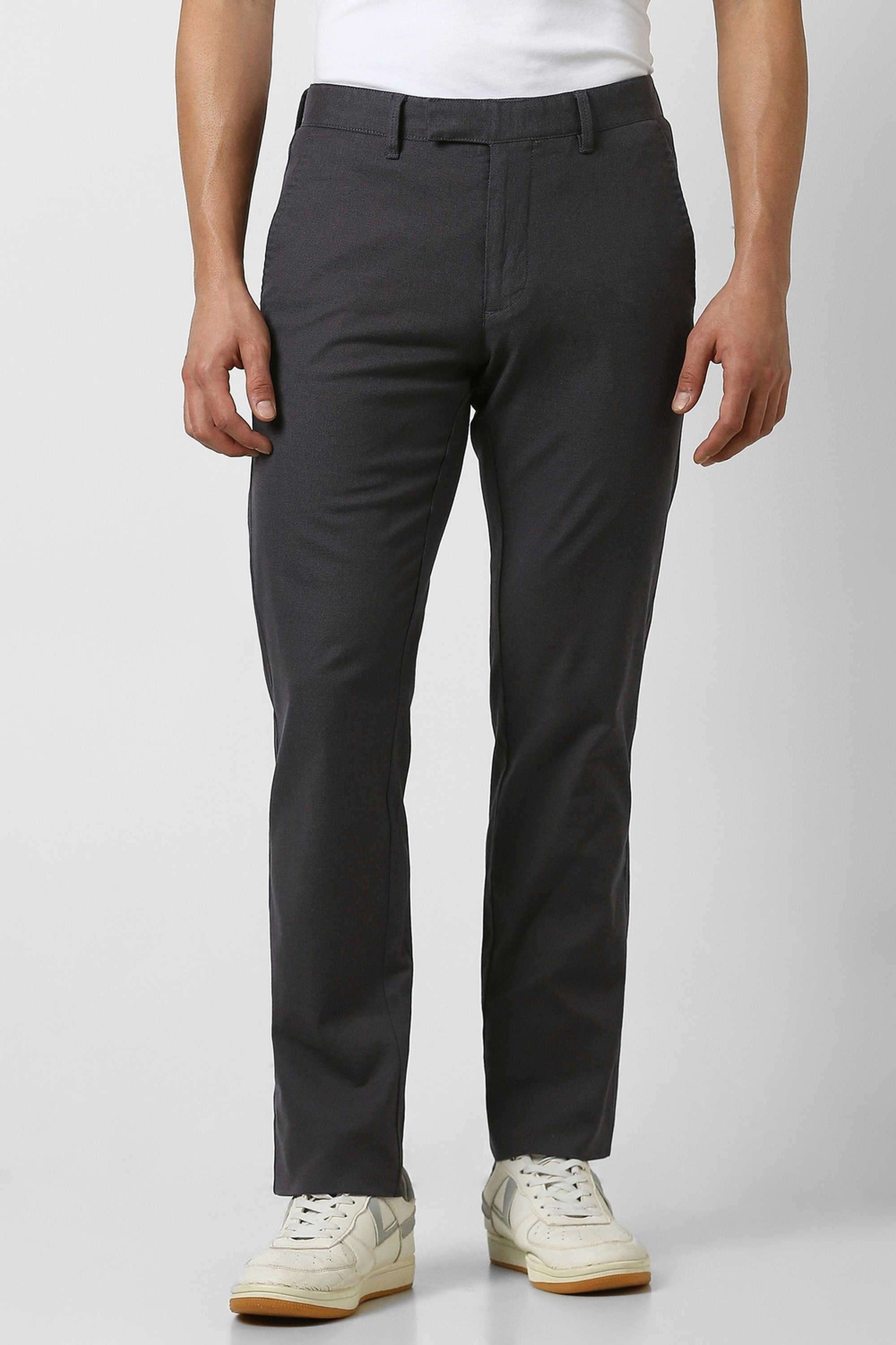 Solid-Blended-Fabric-Round-Neck-Men-s-T-Shirt