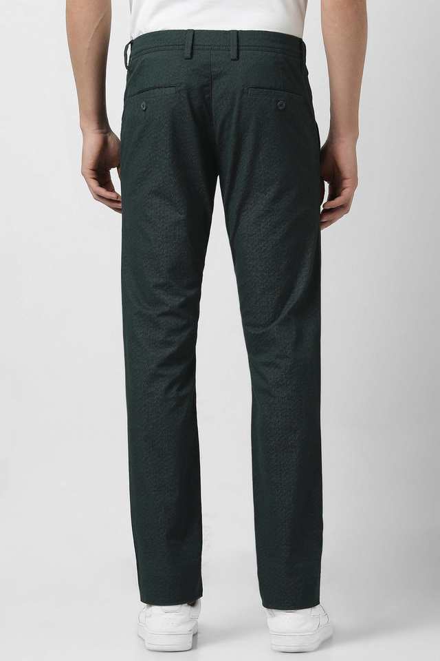Printed-Cotton-Blend-Slim-Fit-Men-s-Casual-Trousers