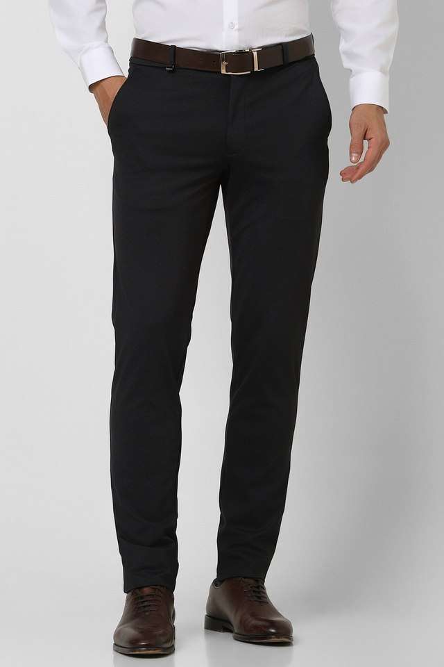 Textured-Blended-Fabric-Super-Slim-Fit-Men-s-Formal-Wear-Trousers