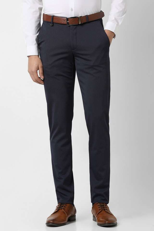 Textured-Blended-Fabric-Super-Slim-Fit-Men-s-Formal-Wear-Trousers