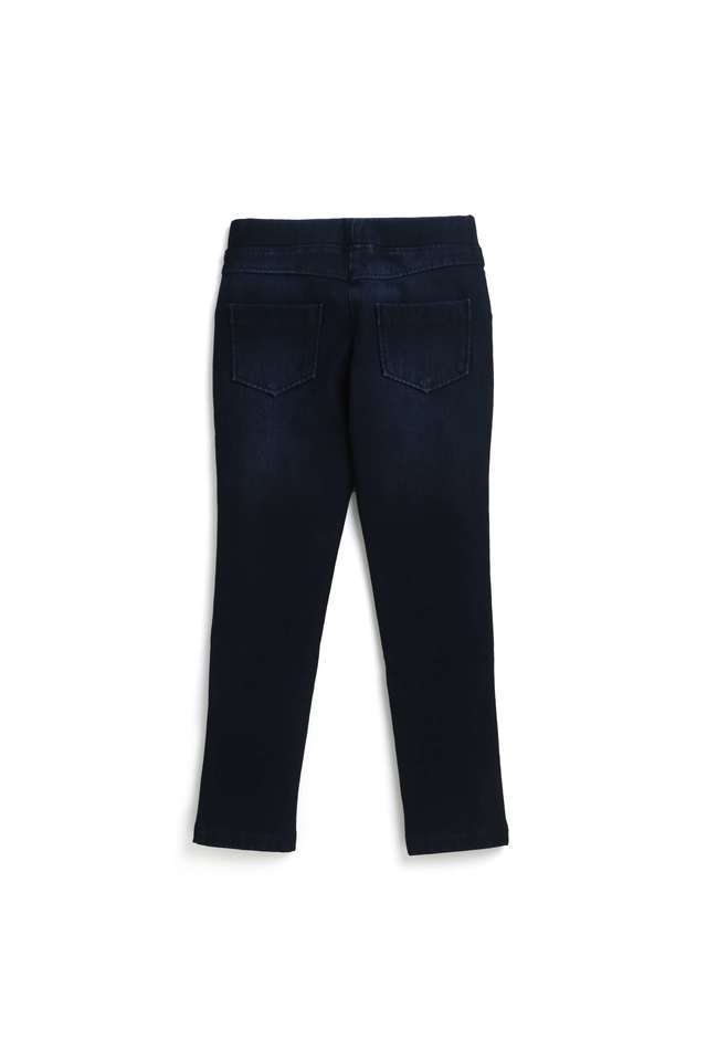 Solid-Cotton-Regular-Fit-Girls-Jeggings