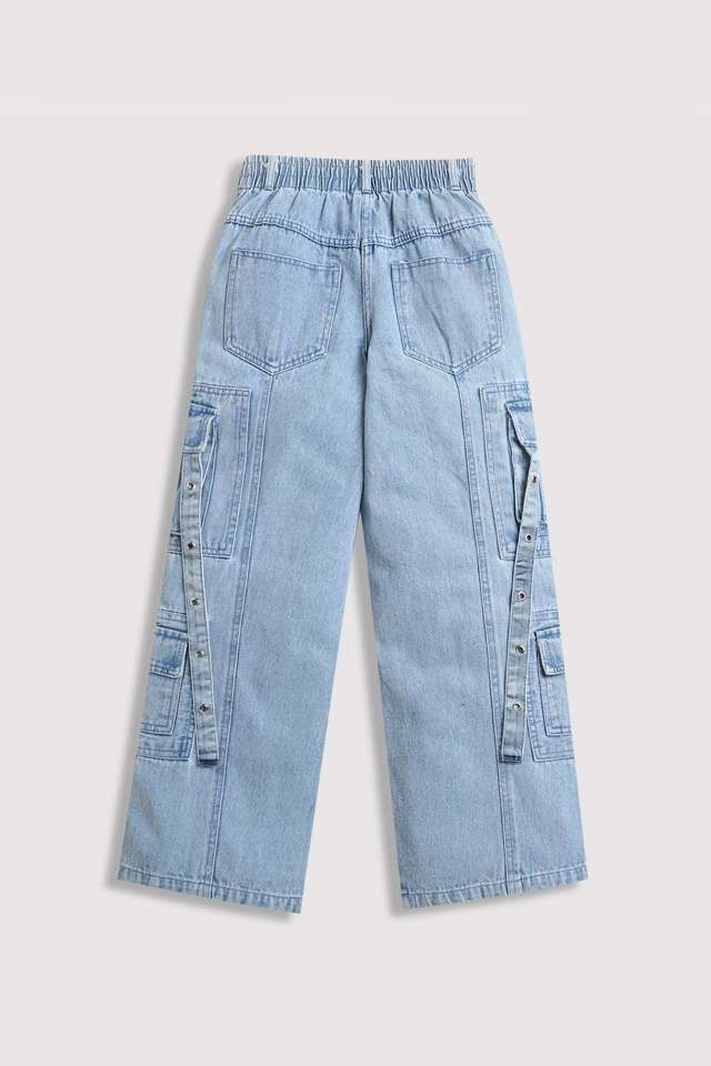 Solid-Cotton-Regular-Fit-Girls-Pants