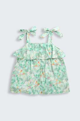 Printed-Polyester-Halter-Neck-Girls-Top