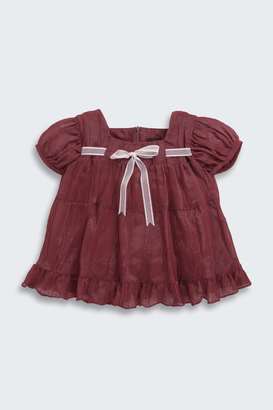 Solid-Polyester-Square-Neck-Girls-Top