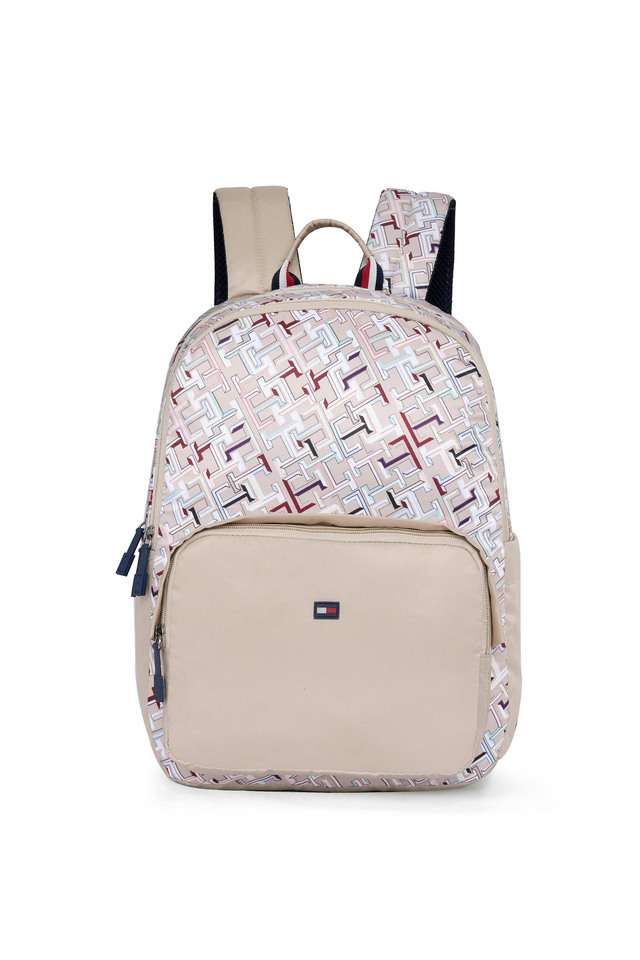Zipper-Polyester-Unisex-Backpack