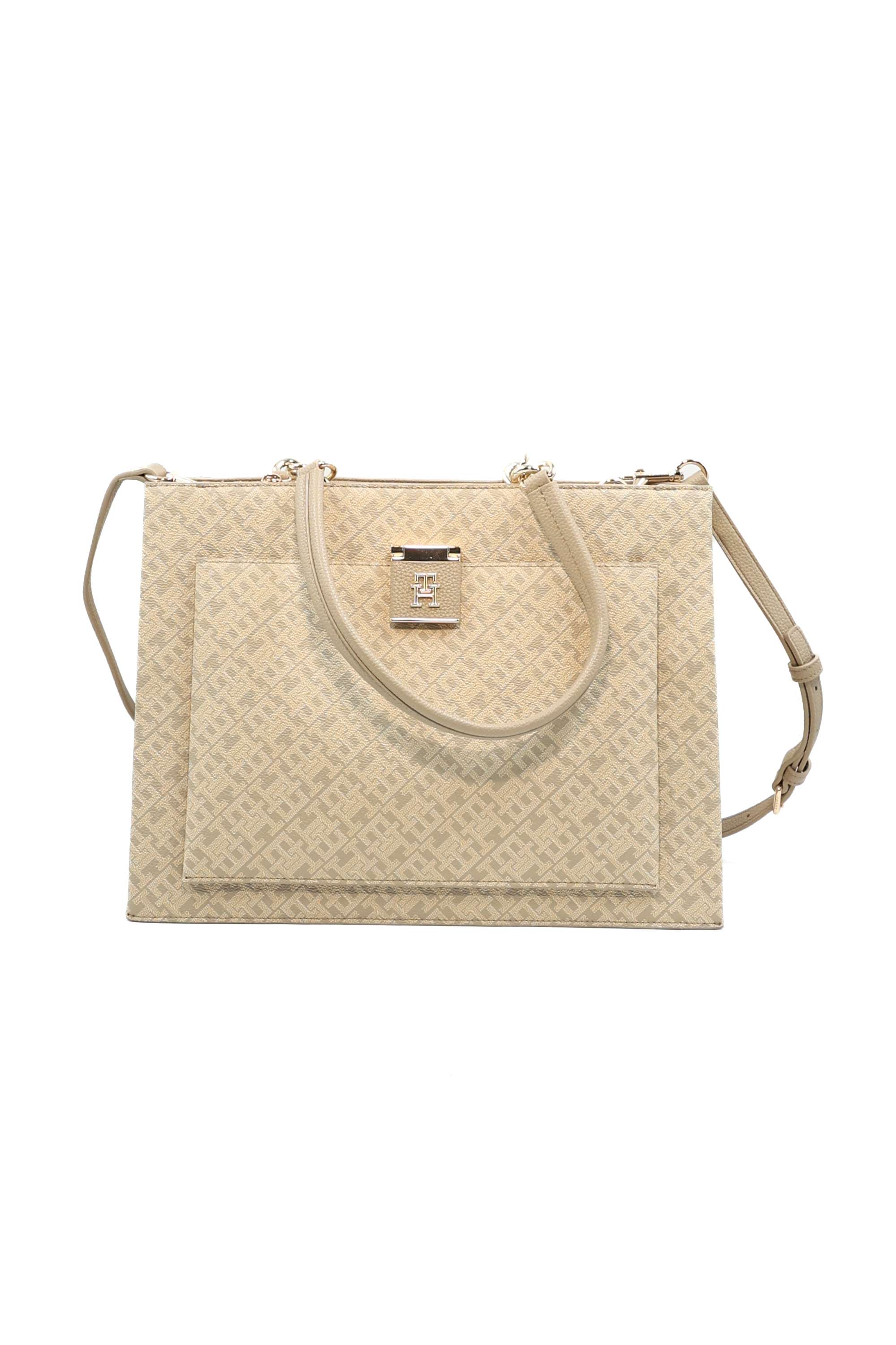 Zipper-PVC-Women-Casual-Wear-Tote-Bag