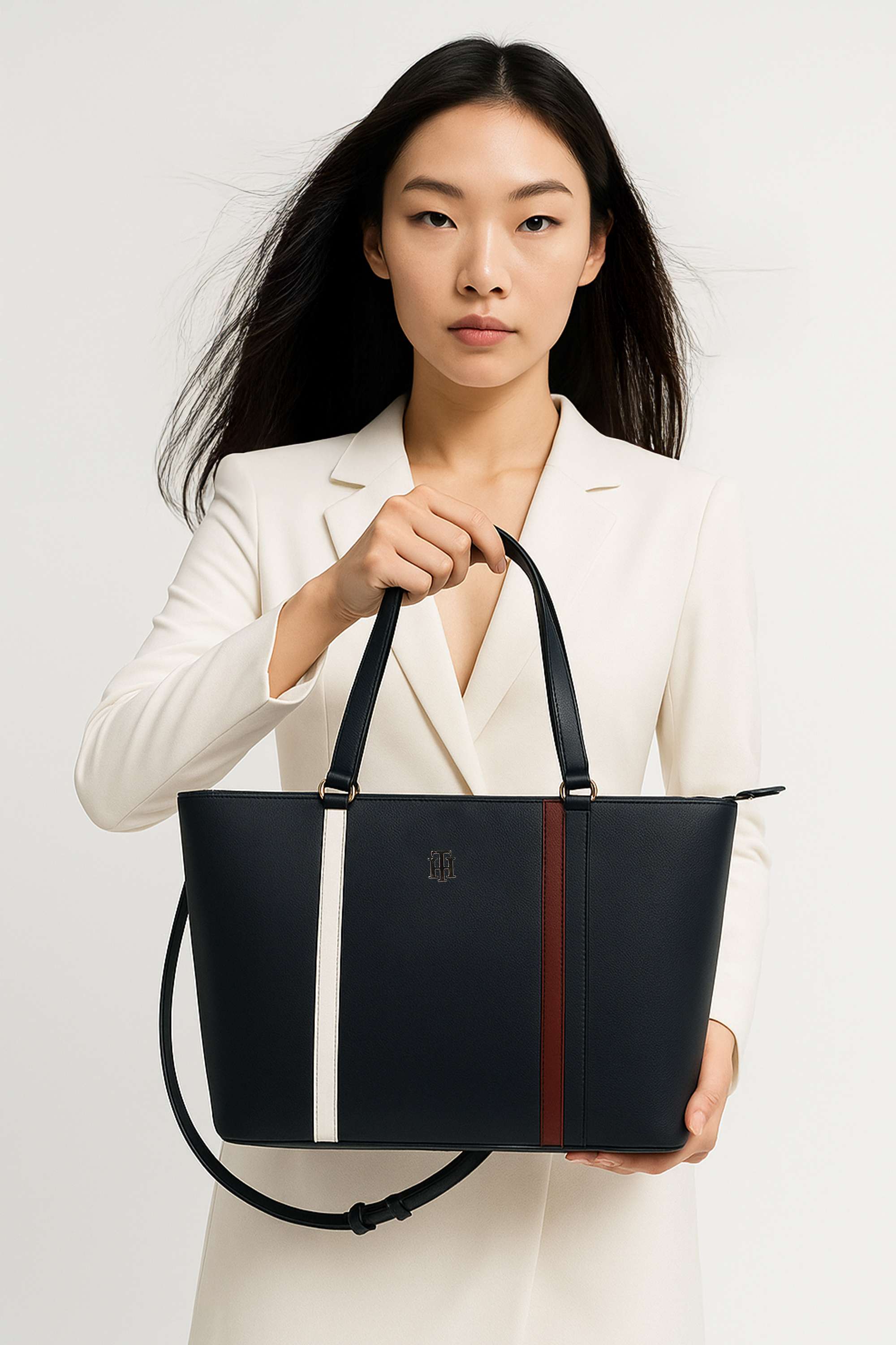 Zipper-Wendy-Ii-PVC-Women-Casual-Wear-Tote-Bag
