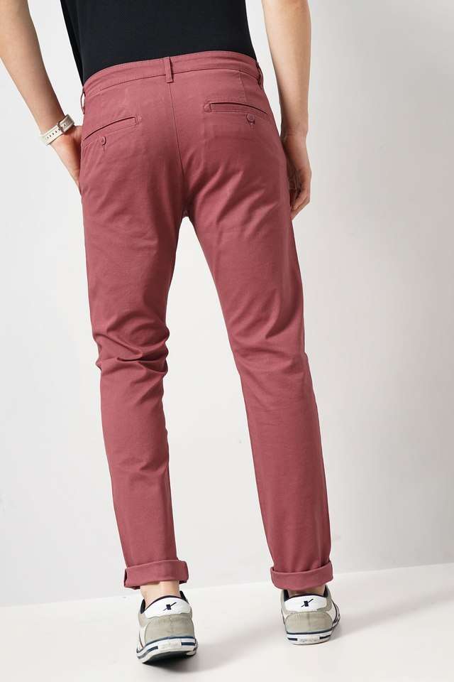 Solid-Cotton-Straight-Fit-Men-s-Casual-Wear-Trousers