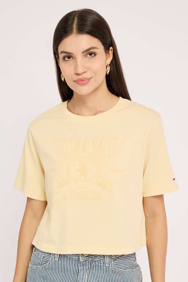 Stripes-Cotton-Round-Neck-Women-s-T-Shirt