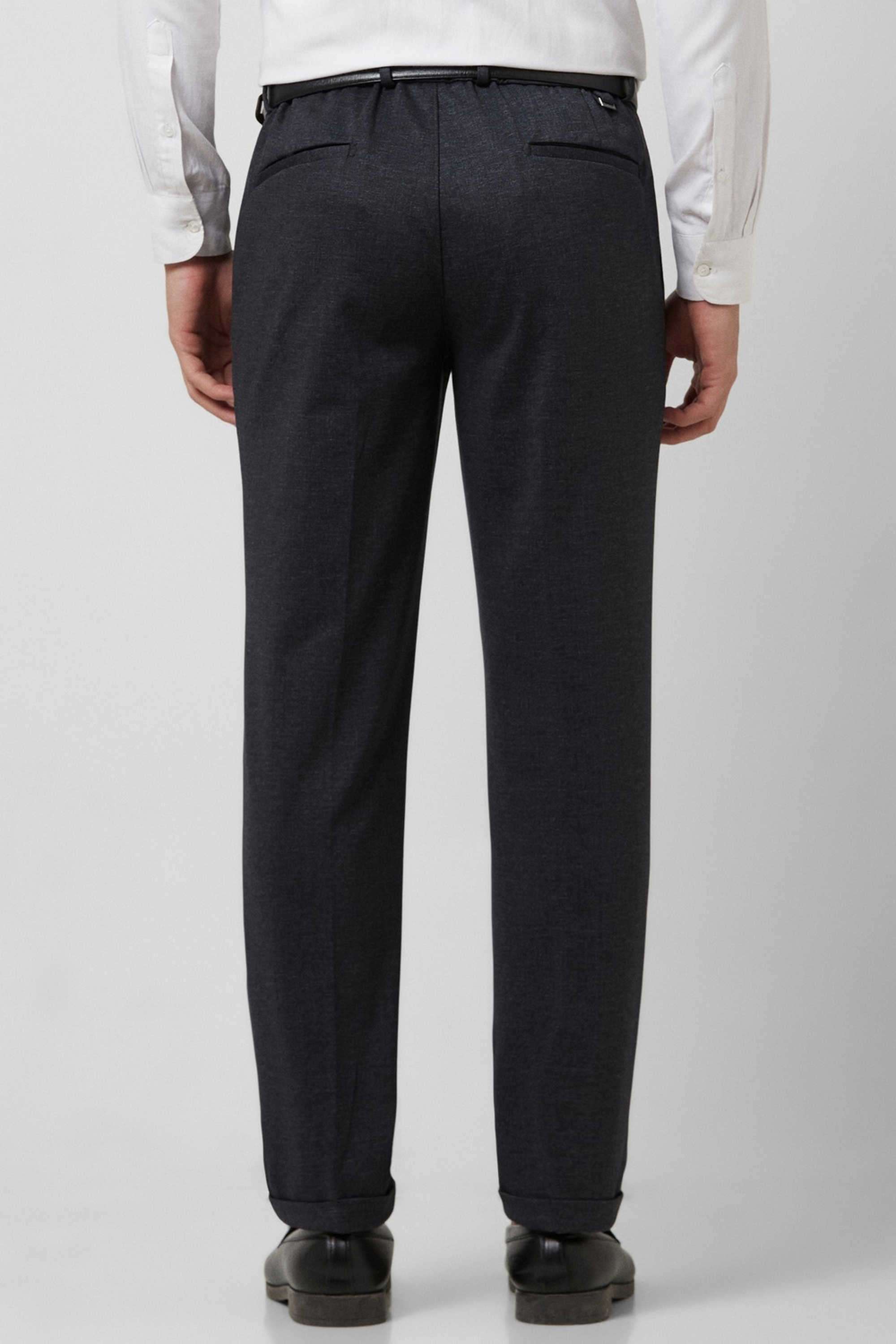 Solid-Blended-Fabric-Round-Neck-Men-s-T-Shirt