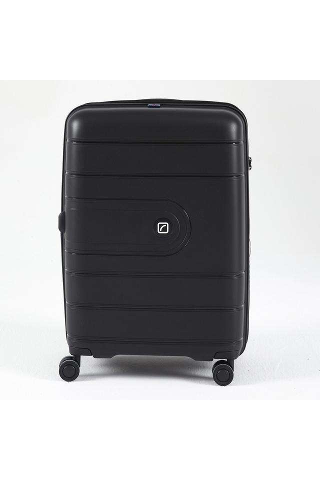 Wanderer-Polypropylene-Hard-Trolley-Medium-Luggage-24-Black