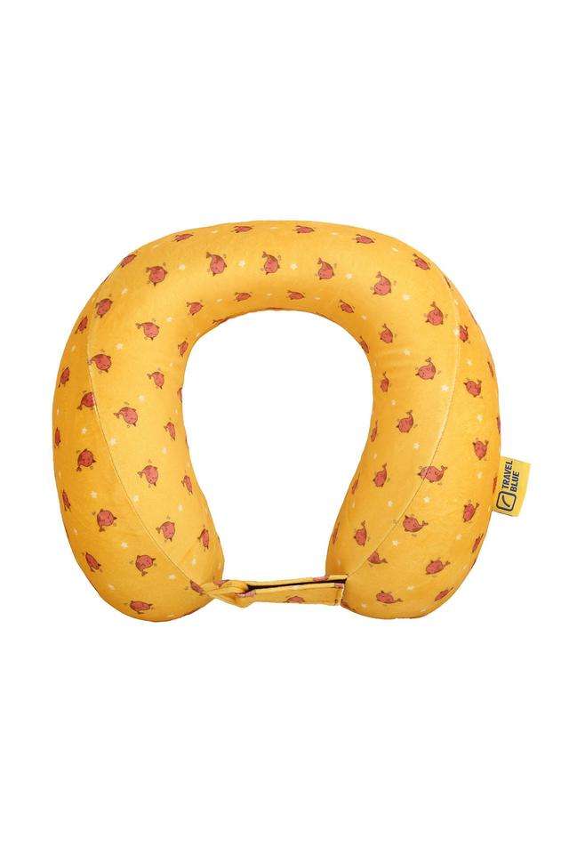 Kids-Memory-Foam-Neck-Pillow-Yellow