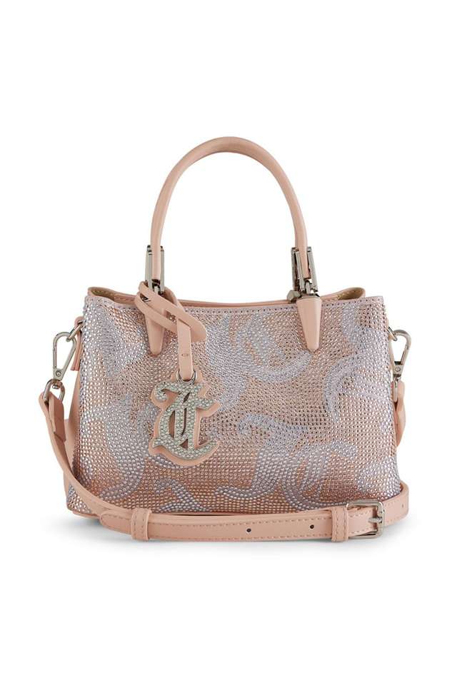 Embellished-PU-Zipper-Closure-Women-s-Satchel-Bag