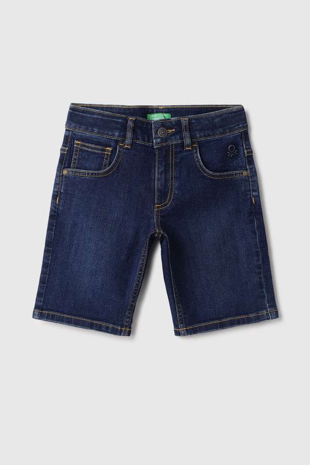 Solid-Blended-Fabric-Regular-Fit-Boys-Shorts