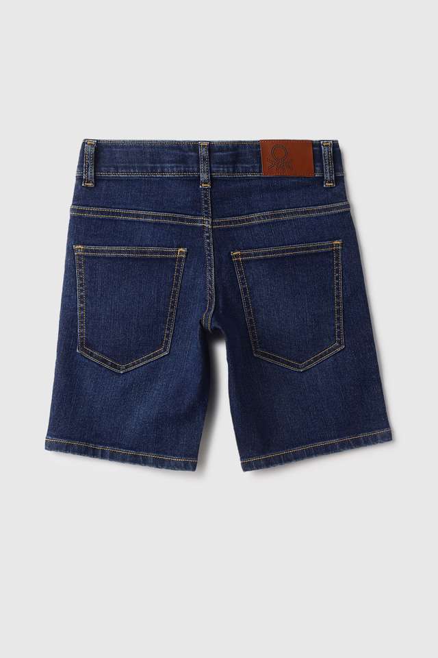 Solid-Blended-Fabric-Regular-Fit-Boys-Shorts