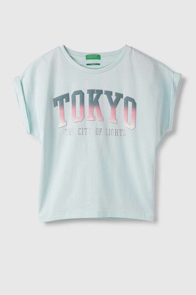 Solid-Cotton-Round-Neck-GIRLS-T-Shirt