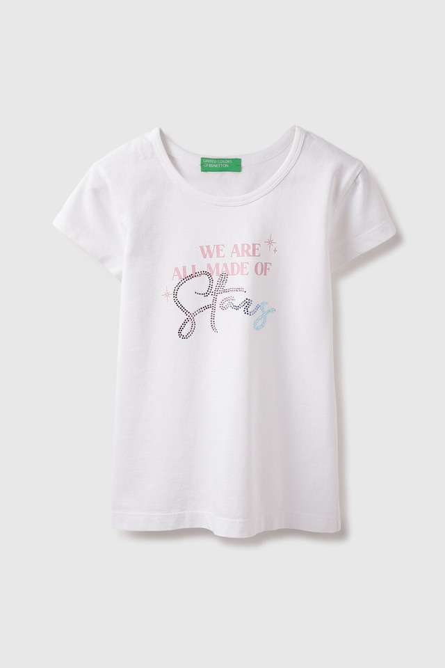 Solid-Cotton-Round-Neck-Girls-T-Shirt