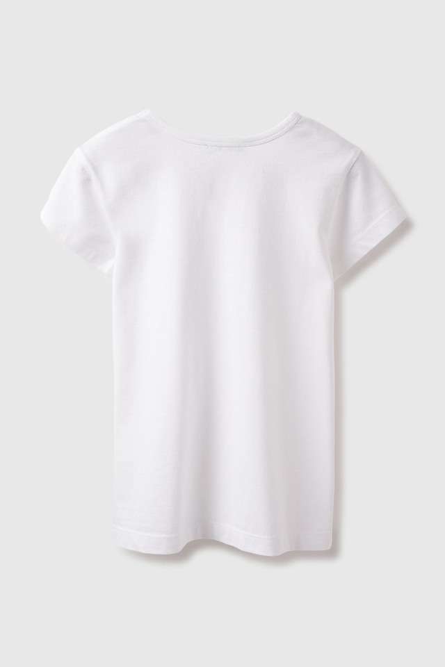 Solid-Cotton-Round-Neck-Girls-T-Shirt