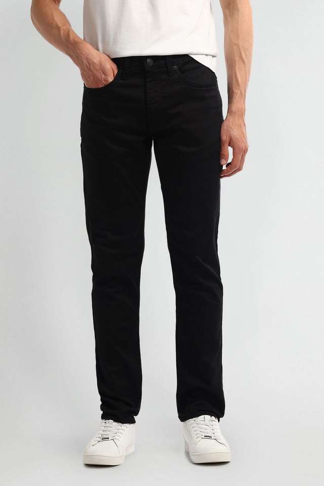 Light-Wash-Blended-Fabric-Regular-Fit-Men-s-Jeans
