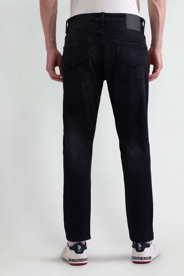 Light-Wash-Blended-Fabric-Regular-Fit-Men-s-Jeans