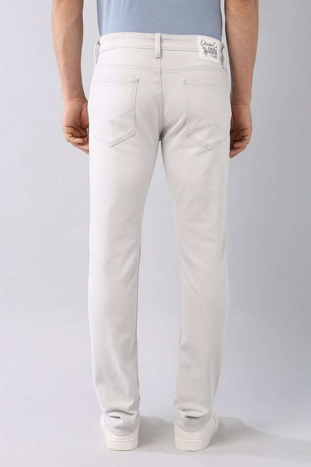 Light-Wash-Blended-Fabric-Tapered-Fit-Men-s-Jeans
