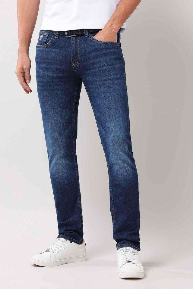 Light-Wash-Cotton-Tapered-Fit-Men-s-Jeans