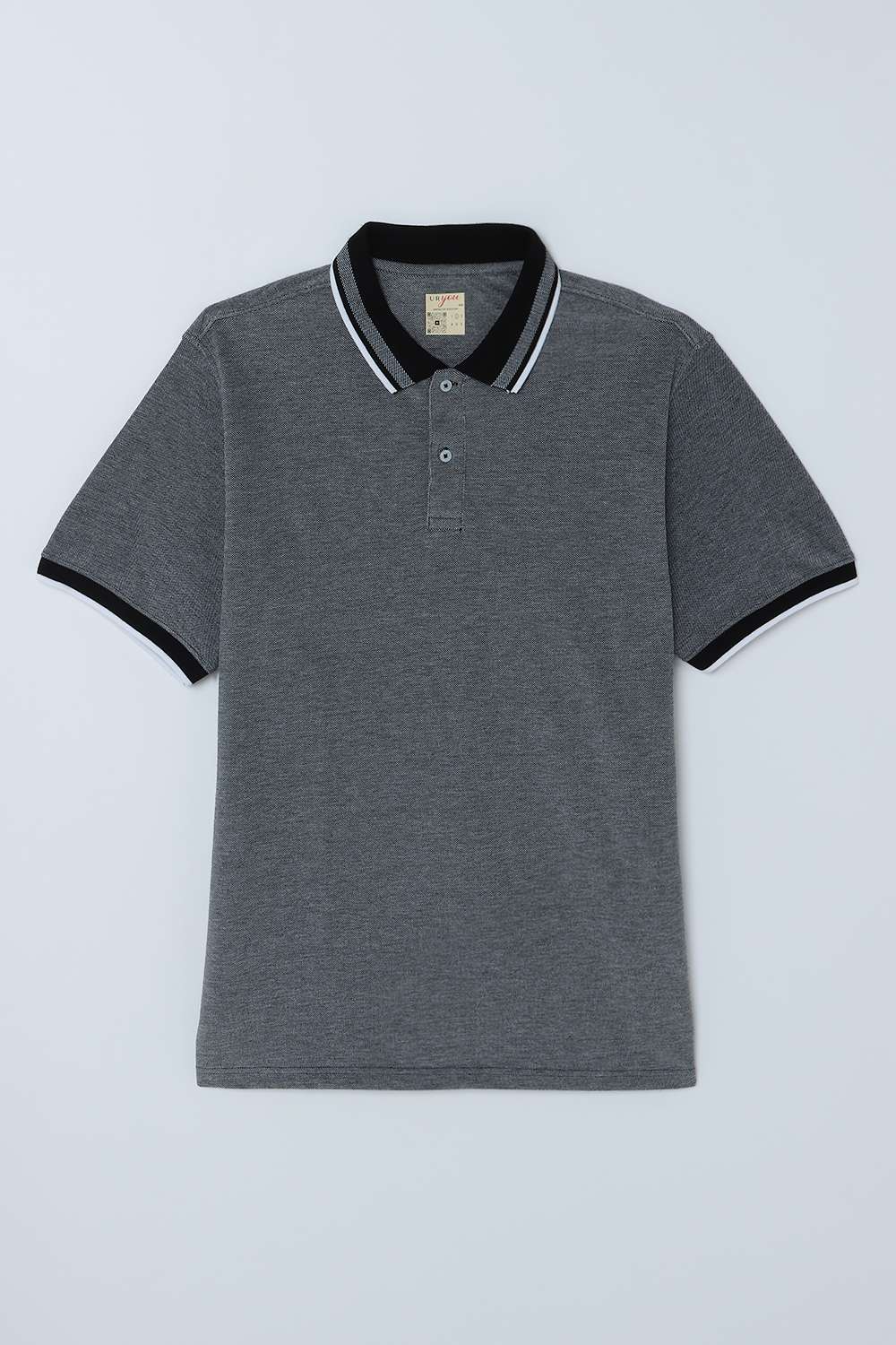 Plus-Size-Solid-Blended-Fabric-Polo-Men-s-T-Shirt
