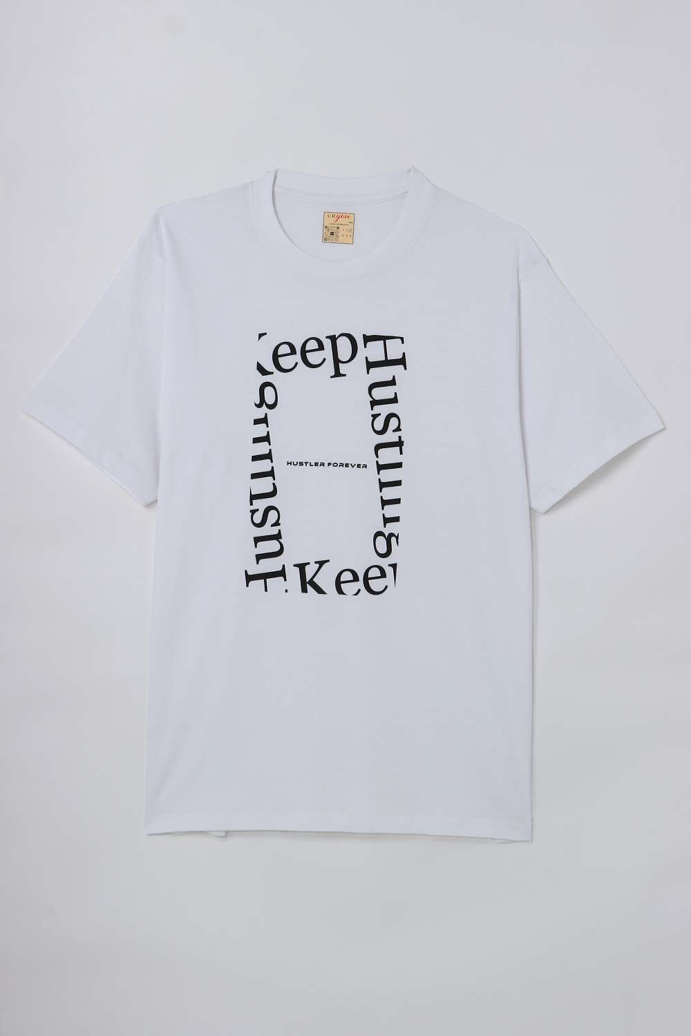 Solid-Blended-Fabric-Regular-Fit-Men-s-T-Shirt