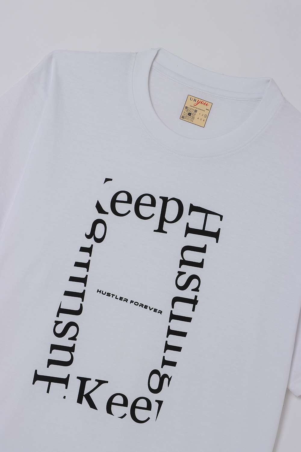 Solid-Blended-Fabric-Regular-Fit-Men-s-T-Shirt
