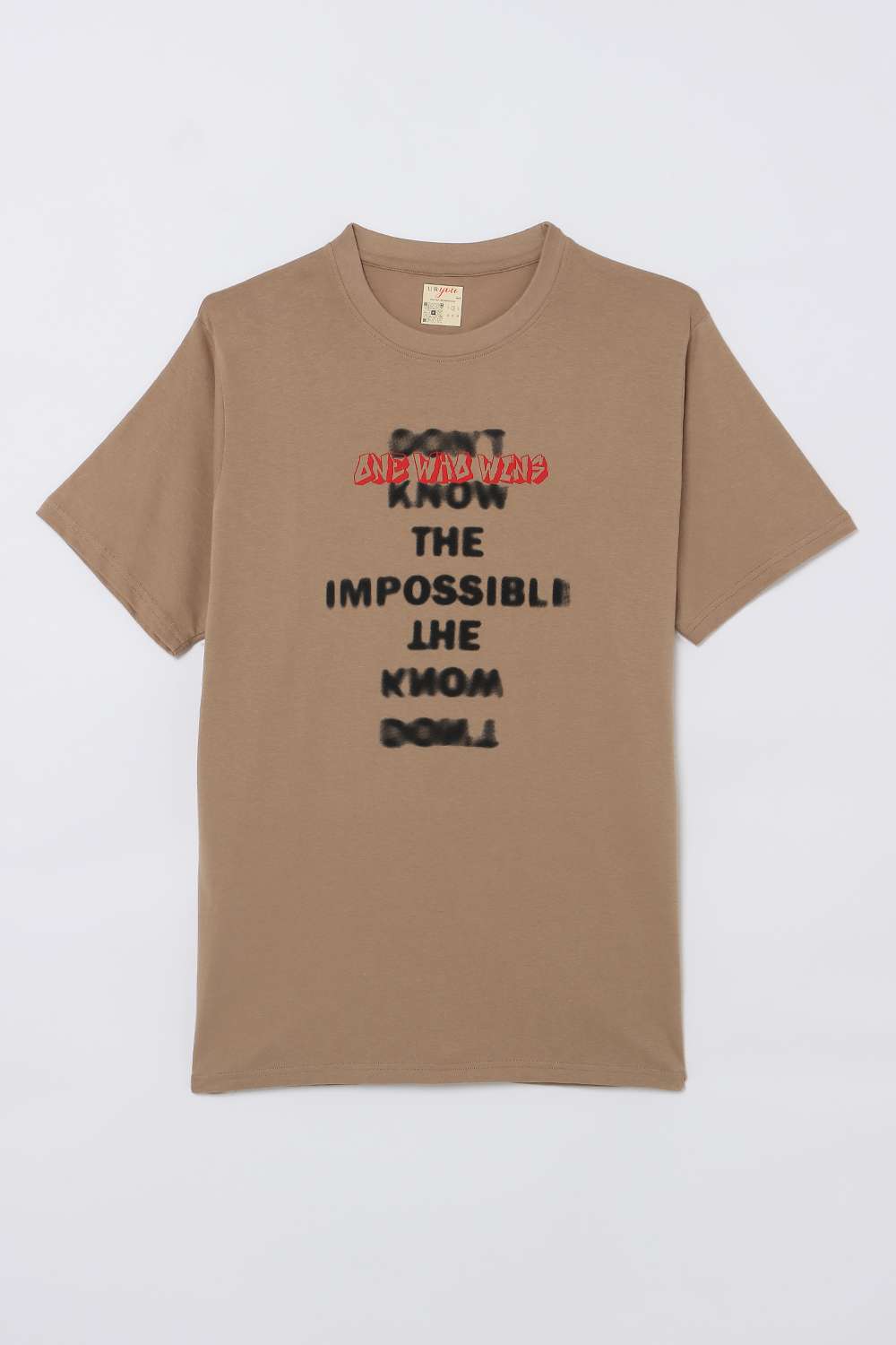Solid-Blended-Fabric-Regular-Fit-Men-s-T-Shirt