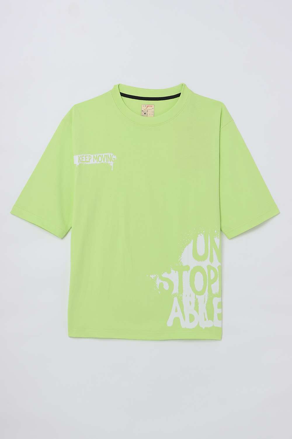 Solid-Blended-Fabric-Regular-Fit-Men-s-T-Shirt