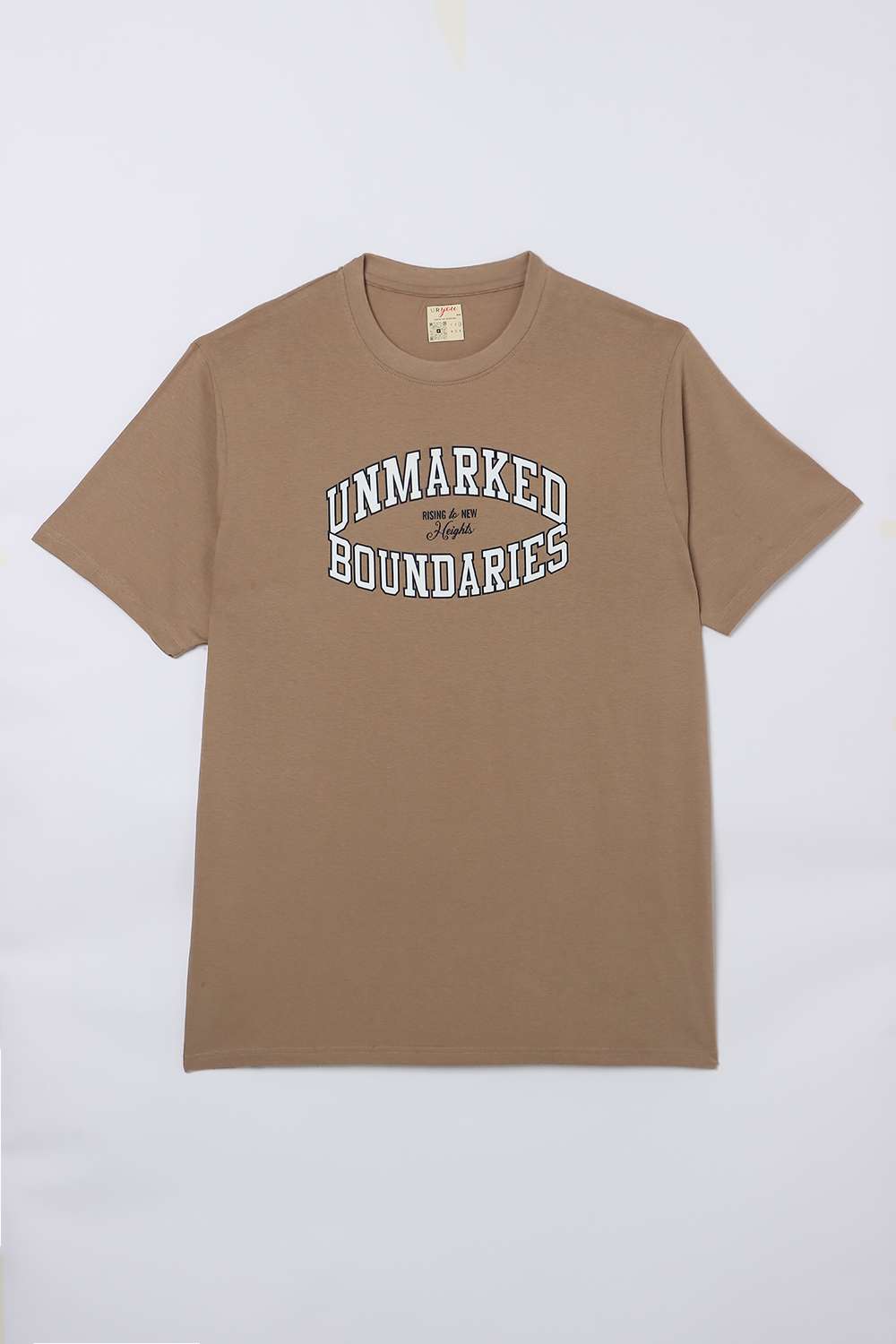 Solid-Blended-Fabric-Regular-Fit-Men-s-T-Shirt