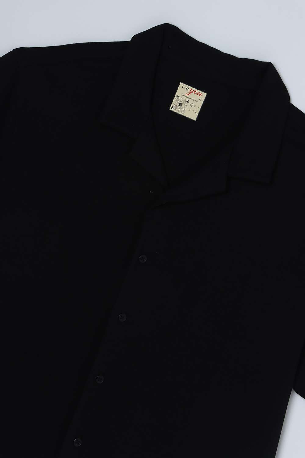 Solid-Blended-Fabric-Regular-Fit-Men-Polo-T-Shirt