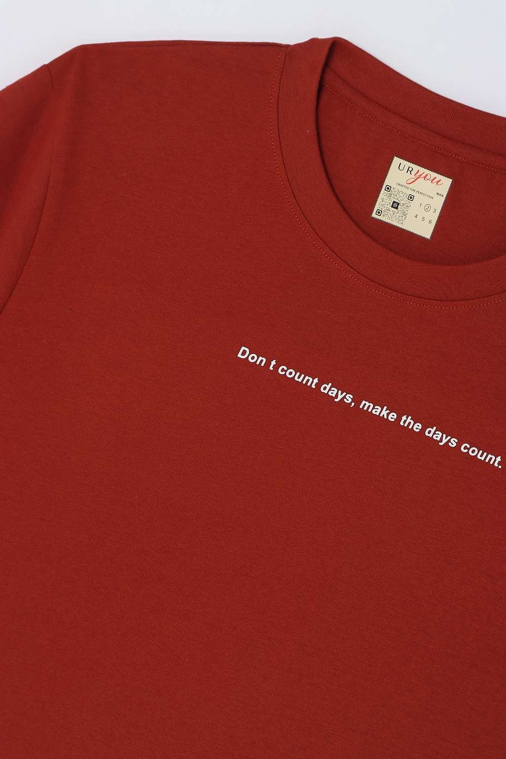 Plus-Size-Solid-Blended-Fabric-Round-Neck-Men-s-T-Shirt