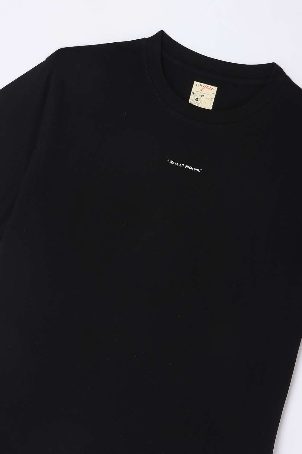 Solid-Blended-Fabric-Regular-Fit-Men-s-T-Shirt