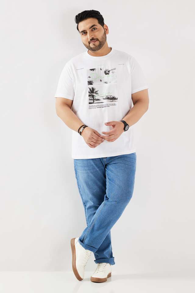 Plus-Size-Graphic-Print-Cotton-Round-Neck-Men-s-T-Shirt