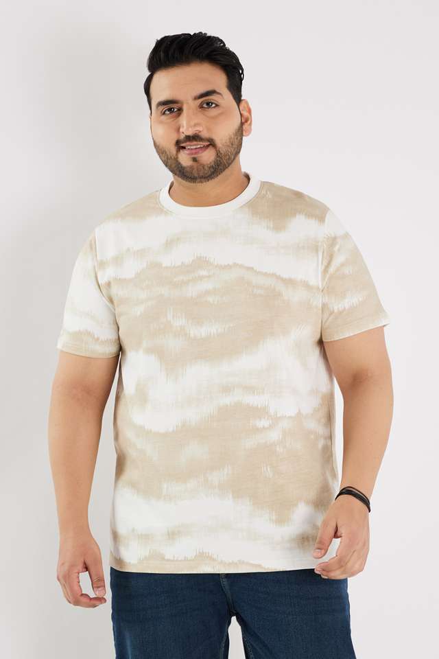 Plus-Size-Graphic-Print-Cotton-Round-Neck-Men-s-T-Shirt