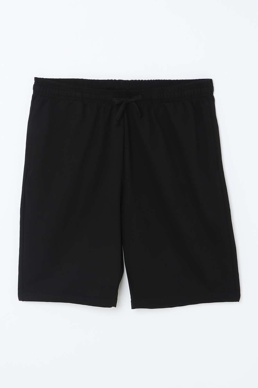 Solid-Blended-Fabric-Regular-Fit-Regular-Fit-Full-Length-Men-Shorts