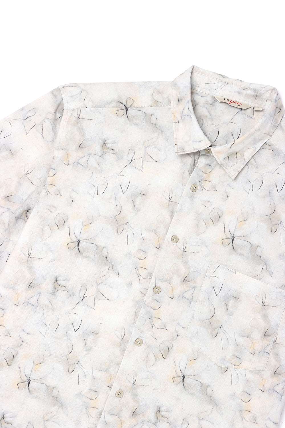 Solid-Blended-Fabric-Regular-Fit-Men-s-Shirt